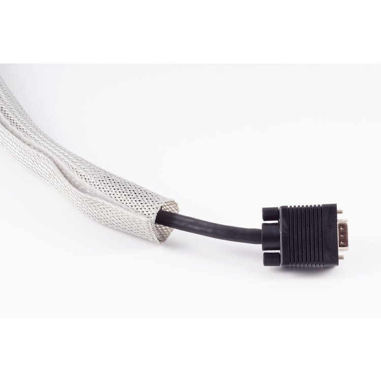 Flexibler Kabelkanal, grau, O.D. -51mm, 5,0m
