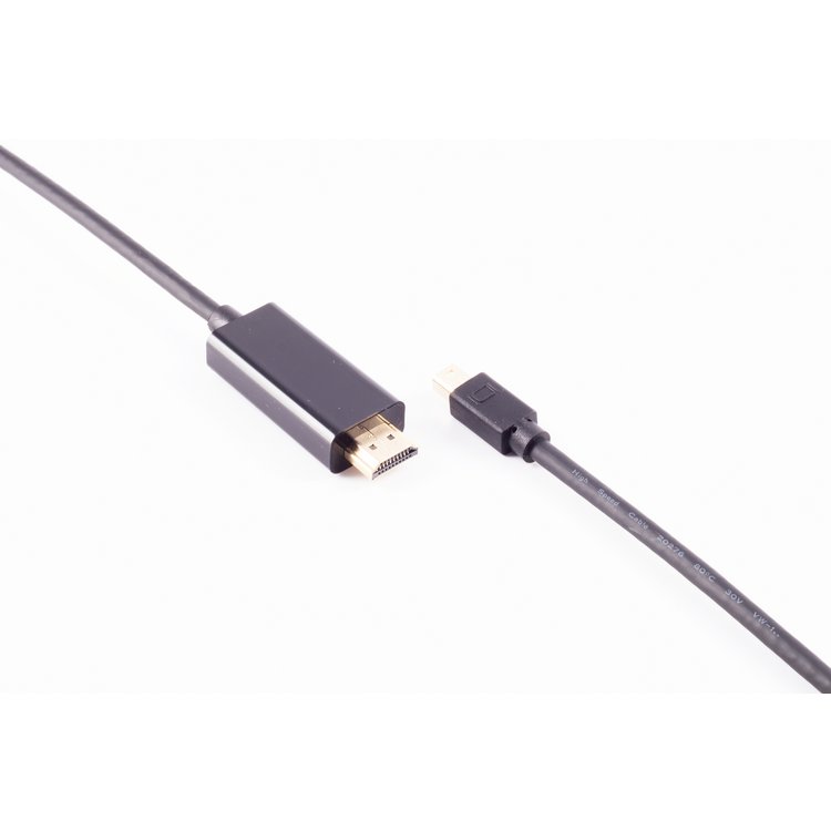 Mini Displayport 1.2 /HDMI Stecker 4K, schwarz 3m