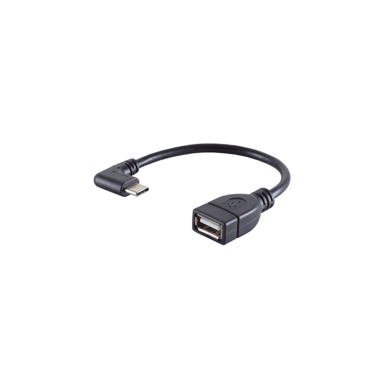 Adapter, USB-Typ C-Stecker/  USB 2.0 A Buchse 90°