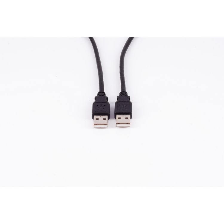 USB High Speed 2.0 Kabel, A/A Stecker, USB 2.0, schwarz, 1,8m