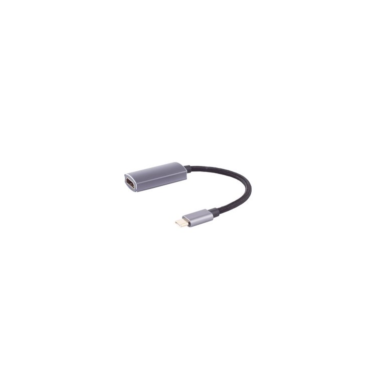 shiverpeaks-BASIC-S--Adapter, USB-Typ C Stecker auf HDMI-A Buchse, 4K60Hz, ProX, 0,10m
