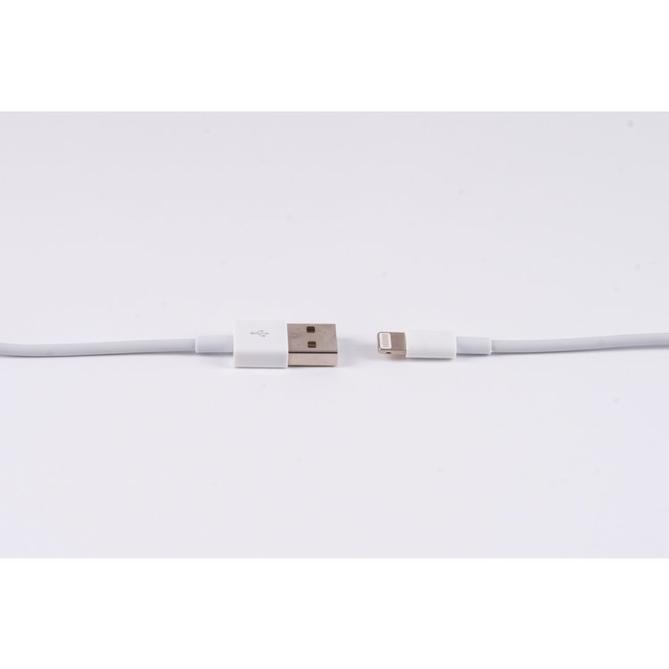 USB Lade-Sync Kabel, USB A Stecker auf 8-Pin Stecker, 2.0, weiß, 4,0m