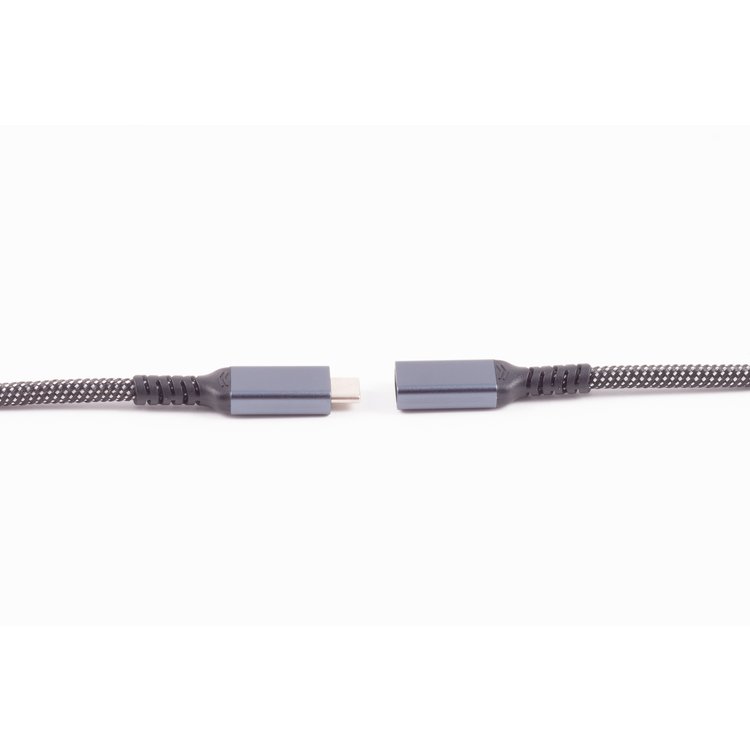 USB-C Verlängerungskabel, 3.2, PD, Textil, 1,5m