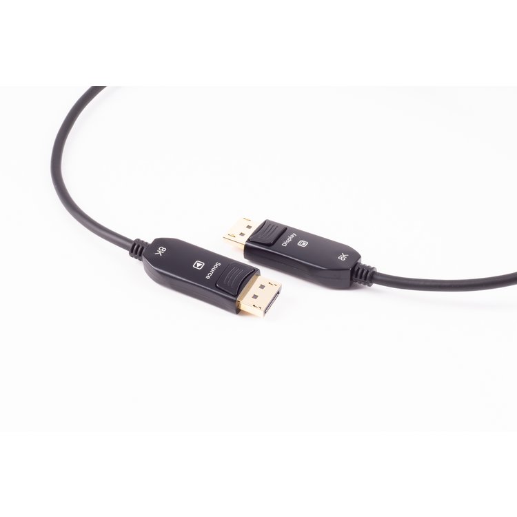 Displayportkabel-Optisches DisplayPort Kabel, Rev1, 8K, 10m