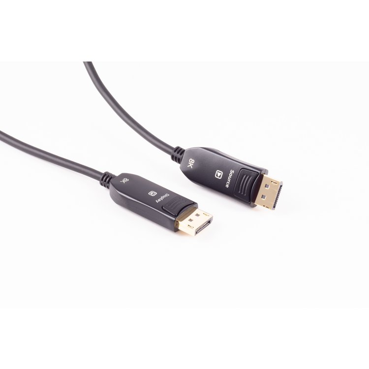 Displayportkabel-Optisches DisplayPort Kabel, Rev1, 8K, 10m