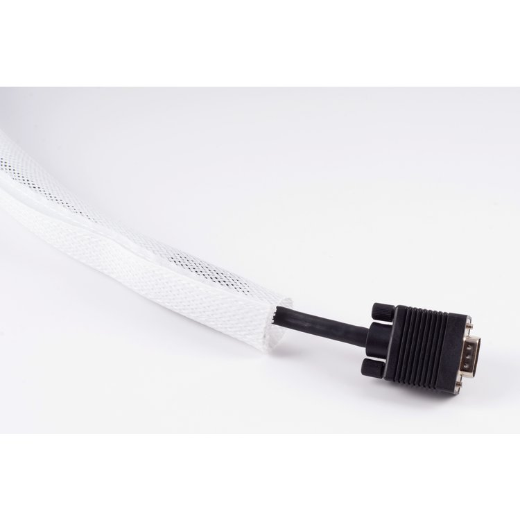 Flexibler Kabelkanal, weiß, O.D. -32mm, 2,0m