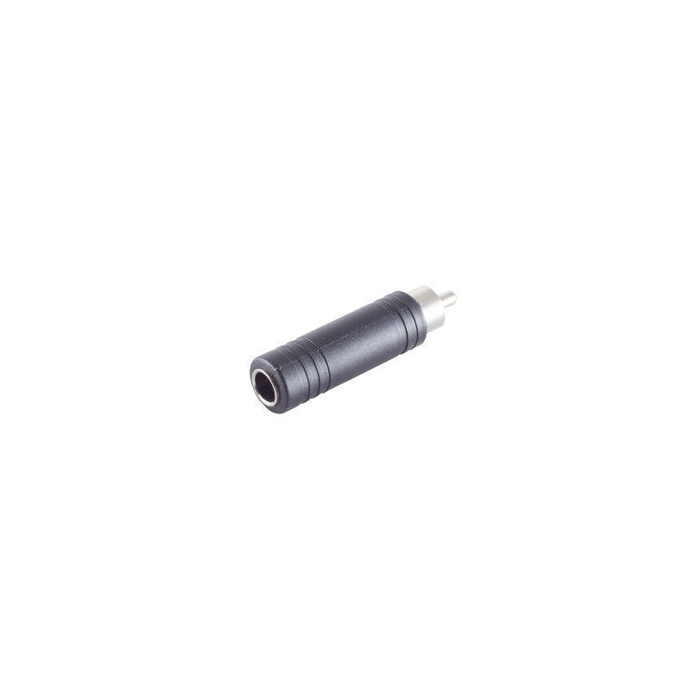 Cinch-Stecker auf Klinkenkupplung  Mono 6,3mm