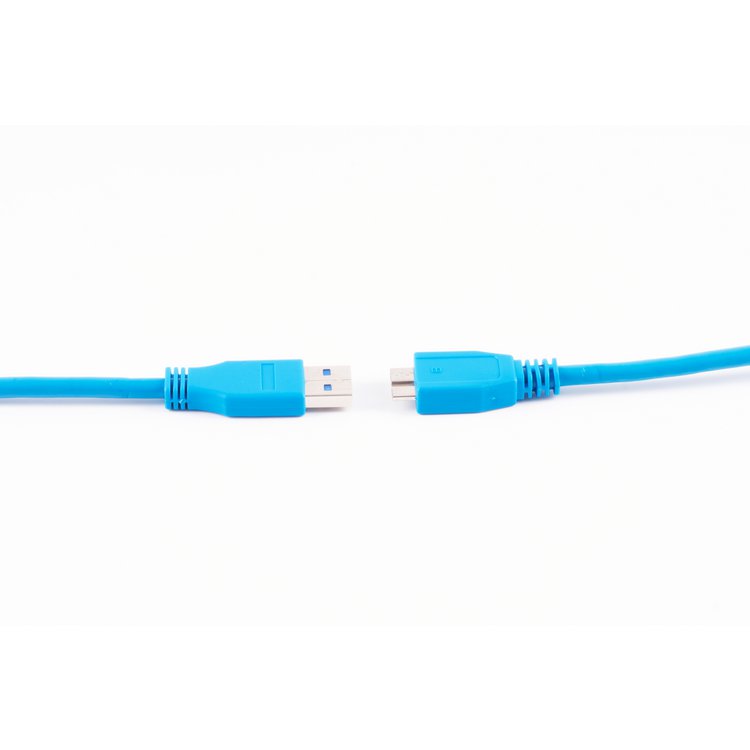 Micro-USB Kabel USB-A-St./USB-B-St. 3.0 blau 1,8m