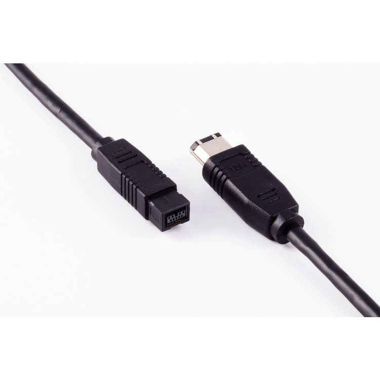 FireWire-Kabel IEEE 1394B 9pol St/1394A 6pol St 1m