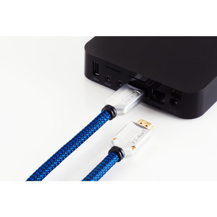 HDMI A-St./HDMI A-St. Metall-St. verg sw-blauer 5m