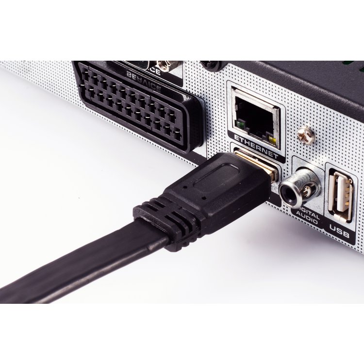 HDMI A-St. / HDMI A-St verg. FLACH HEAC 1,5m