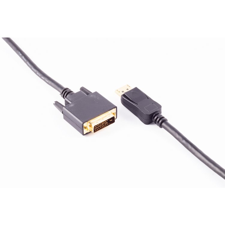 DisplayPort 19-pin auf DVI 24+1 Stecker 3m