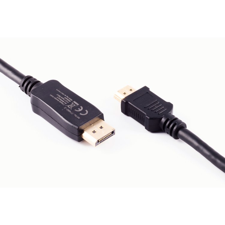 Displayport 19-pin auf HDMI Stecker 10m
