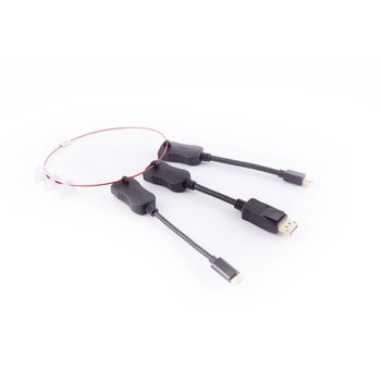 HDMI-A Adapter Set, Displayport/ mini Displayport/ USB-C Stecker, 4K60Hz