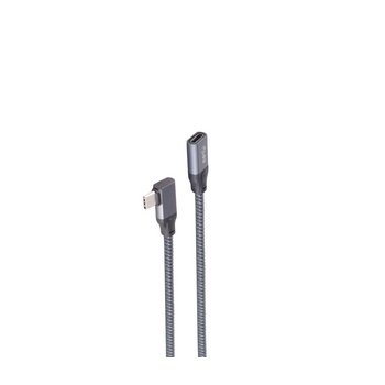 USB-C® Verlängerungskabel, 3.2, 90°, Pro, 0,25m
