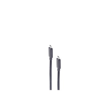USB Kabel Typ-C Stecker auf Typ C Stecker, 4.0 Gen 3x2, schwarz, 1,5m