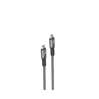 USB Kabel Typ-C Stecker auf Typ C Stecker, 4.0, 240W, PRO, 1,0m
