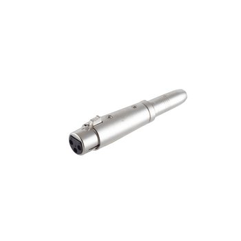 XLR-Kupplung / Klinkenkupplung 6,3 mm, Stereo