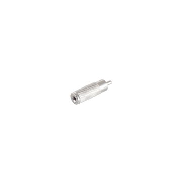 Cinchstecker auf Klinkenkupplung  Mono 3,5mm, Metall