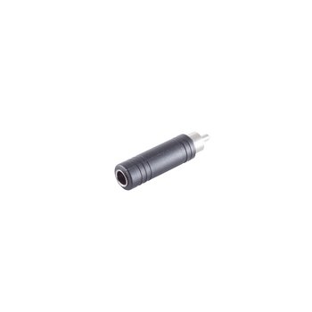 Cinch-Stecker auf Klinkenkupplung  Mono 6,3mm