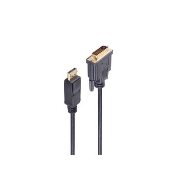 DisplayPort 19-pin auf DVI 24+1 Stecker 2m